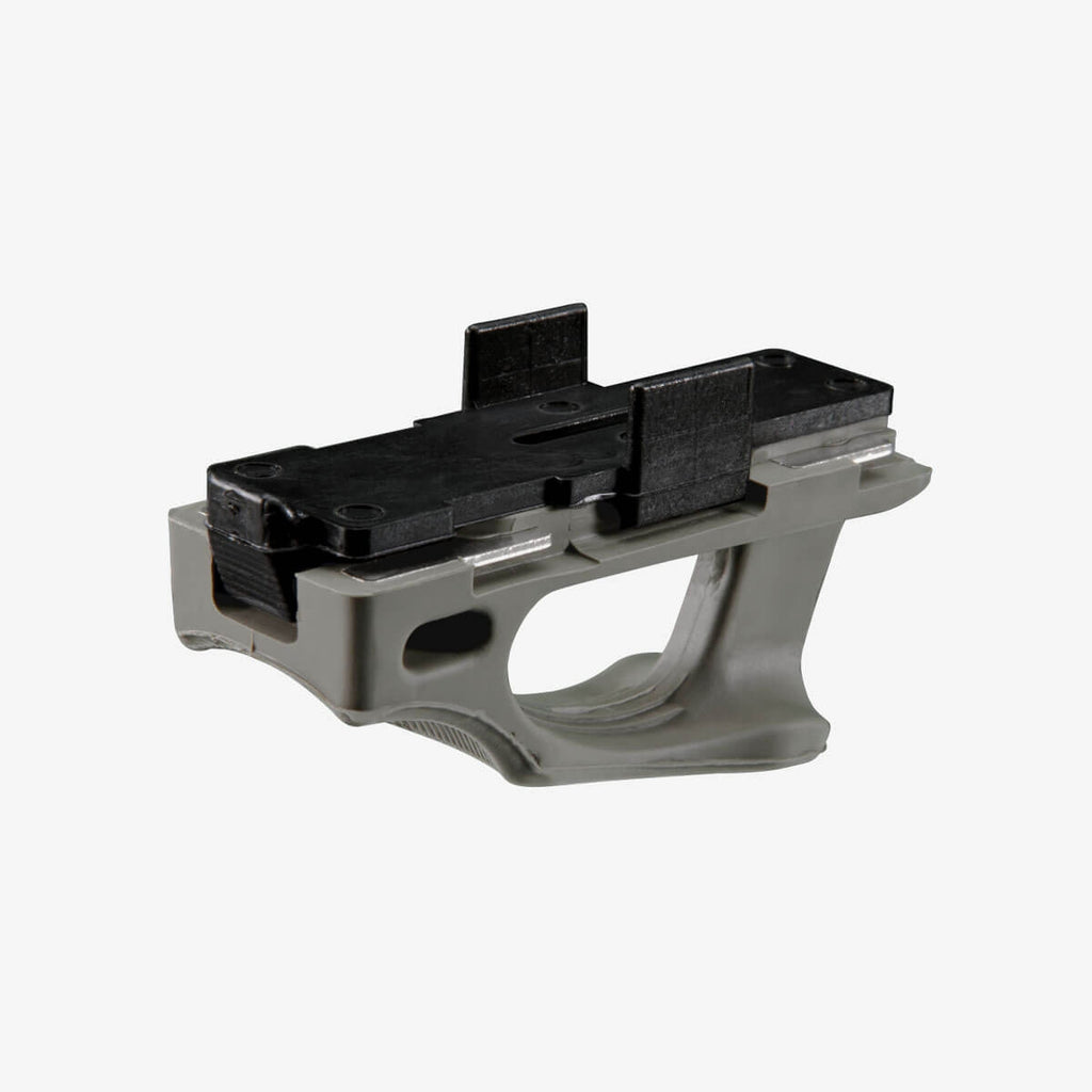 Metal gun sight on a white background