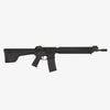 Black rifle on a white background