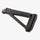 Black rifle stock on a white background