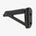 Black metal bracket on a white background