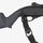 Close-up of a black crossbow with a shoulder strap on a white background