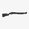 Black shotgun on a white background