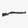 Black shotgun on a white background