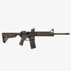 Black rifle on a white background