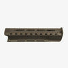 Metal gun slide on a white background