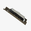 Computer memory module on a white background
