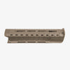 Tan metal gun slide on a white background