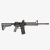 Black rifle on a white background