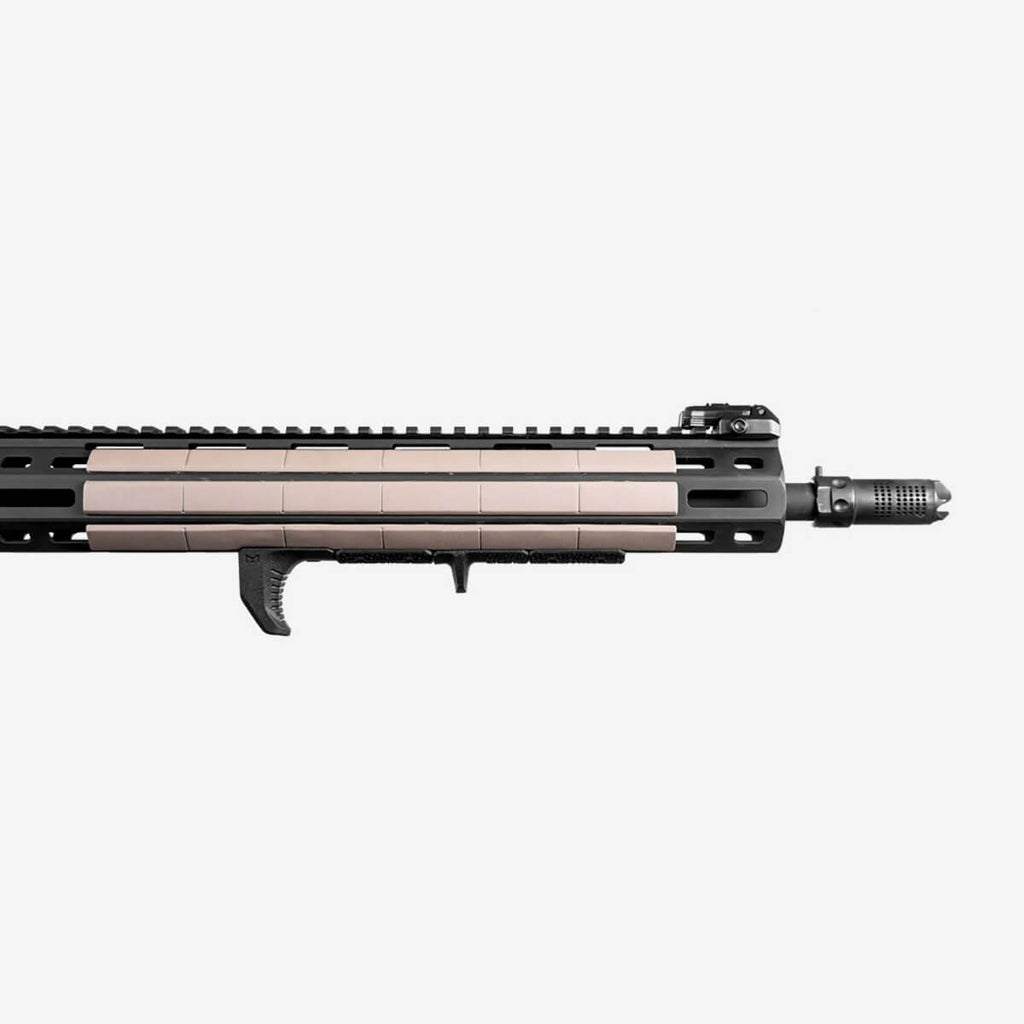 Rifling of a firearm on a white background