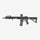 Rifle on a white background