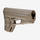 Tan-colored rifle stock on a white background