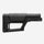 Black rifle stock on a white background