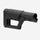 Black rifle stock on a white background