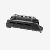 Black gun accessory on a white background
