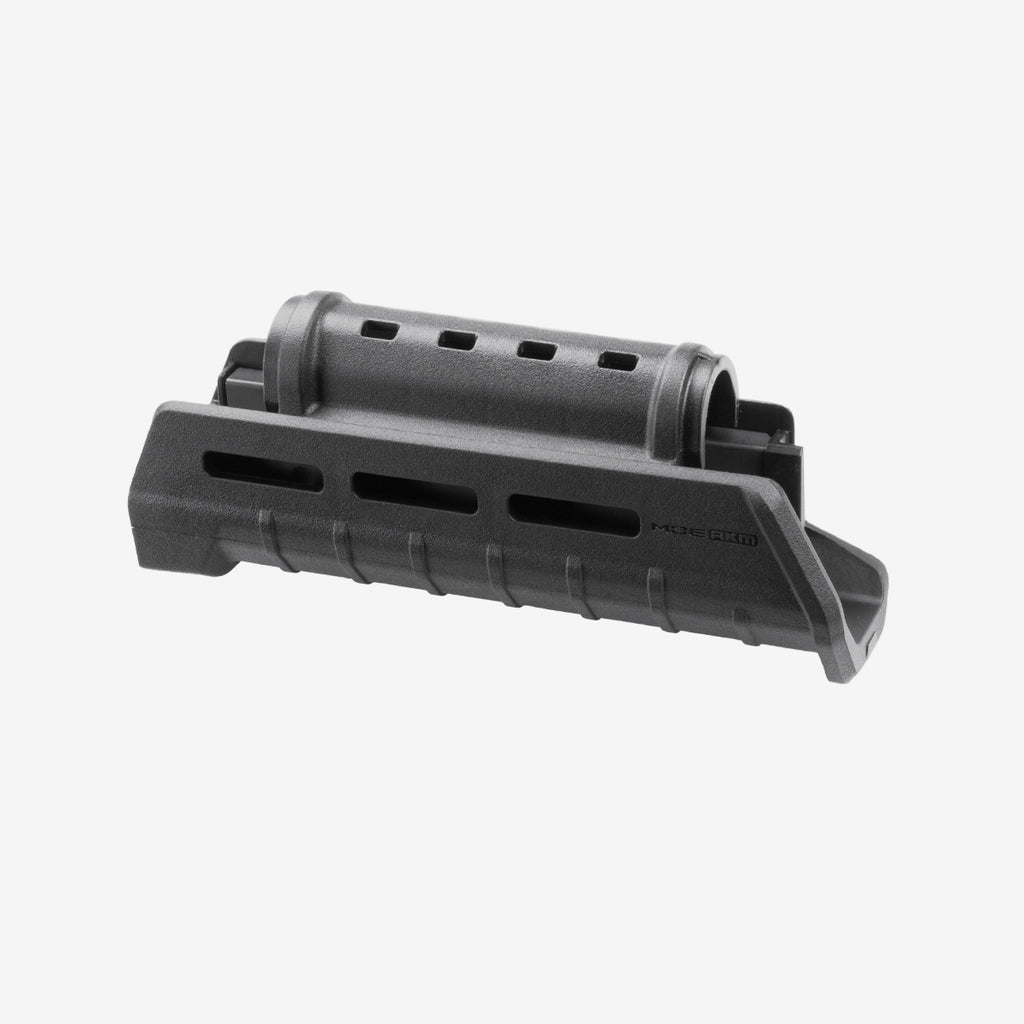 Black gun accessory on a white background