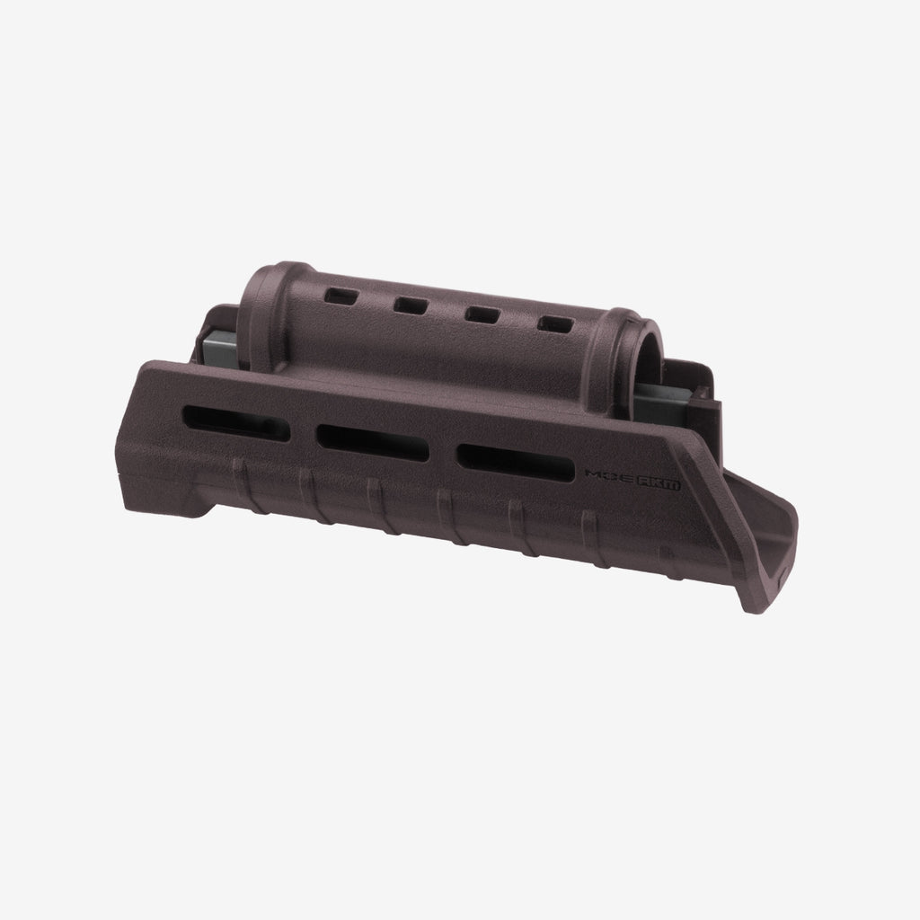 Brown tactical gun stock on a white background