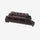 Brown tactical gun stock on a white background