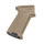 Tan gun grip with text on a white background