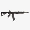 Black rifle on a white background