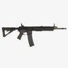 Black rifle on a white background