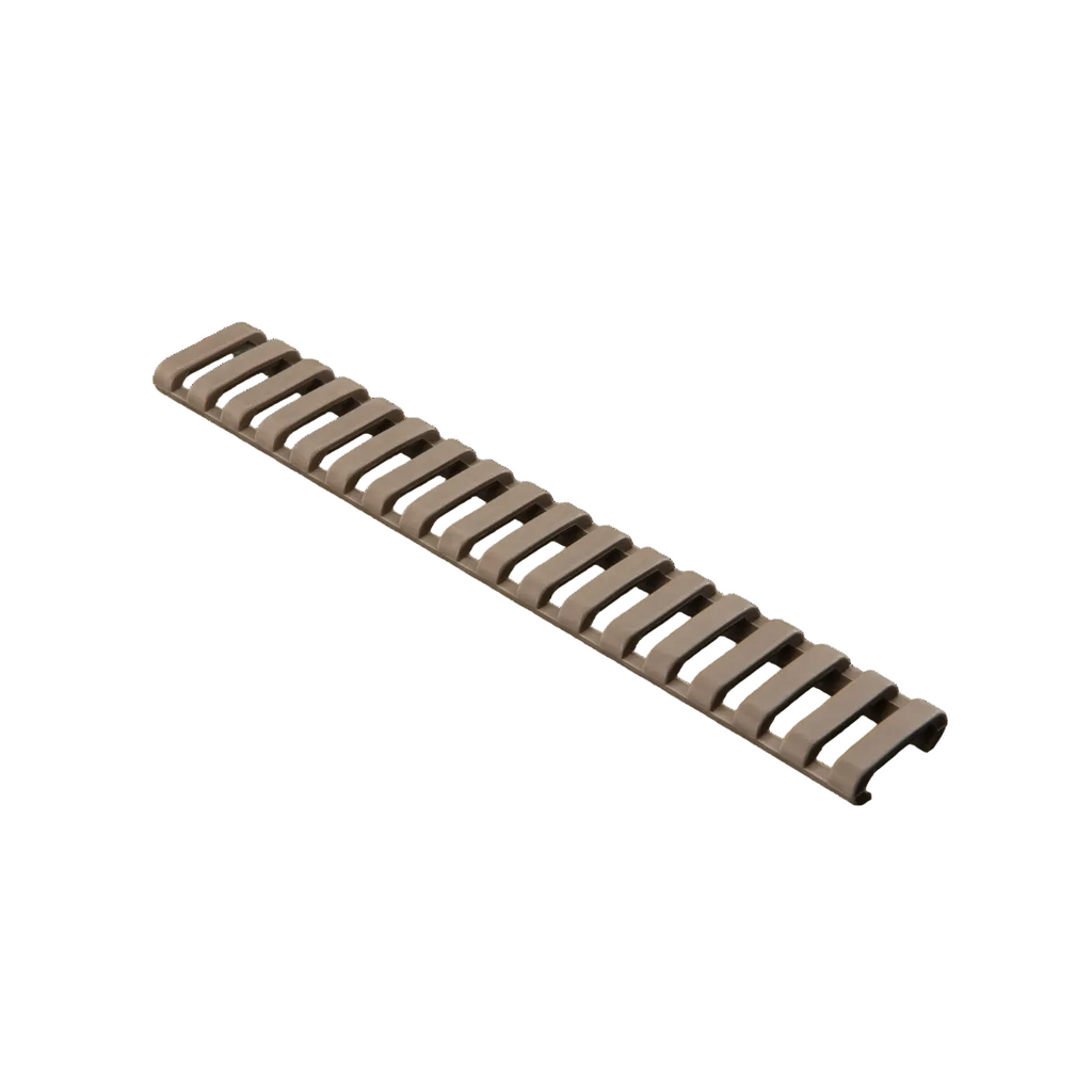 Brown metal grid on a white background