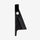 Black metal bracket on a white background