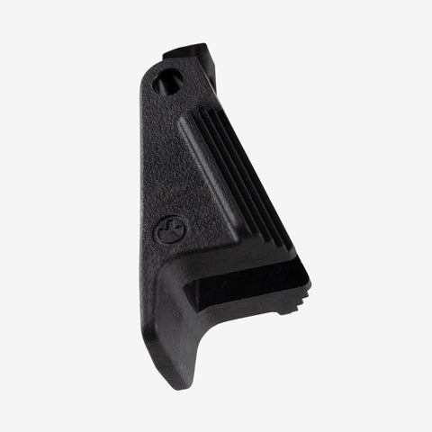 Black gun magazine on a white background