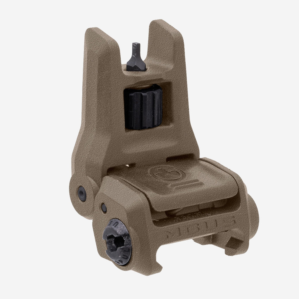 Brown tactical sight on a white background
