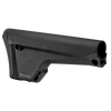 Black rifle stock on a white background