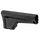 Black rifle stock on a white background