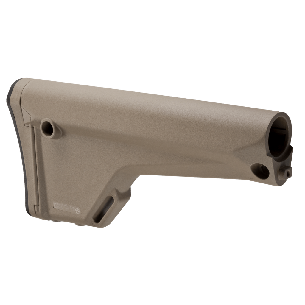 Tan rifle stock on a white background
