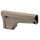 Tan rifle stock on a white background