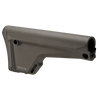Gray rifle stock on a white background