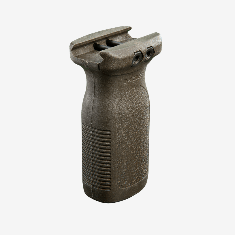 Tactical gun grip on a white background