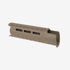 Tan gun grip on a white background