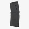 Black rifle magazine on a white background