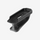 Black metal bracket on a white background
