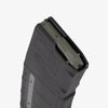 Black rifle magazine on a white background