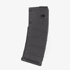 Black rifle magazine on a white background