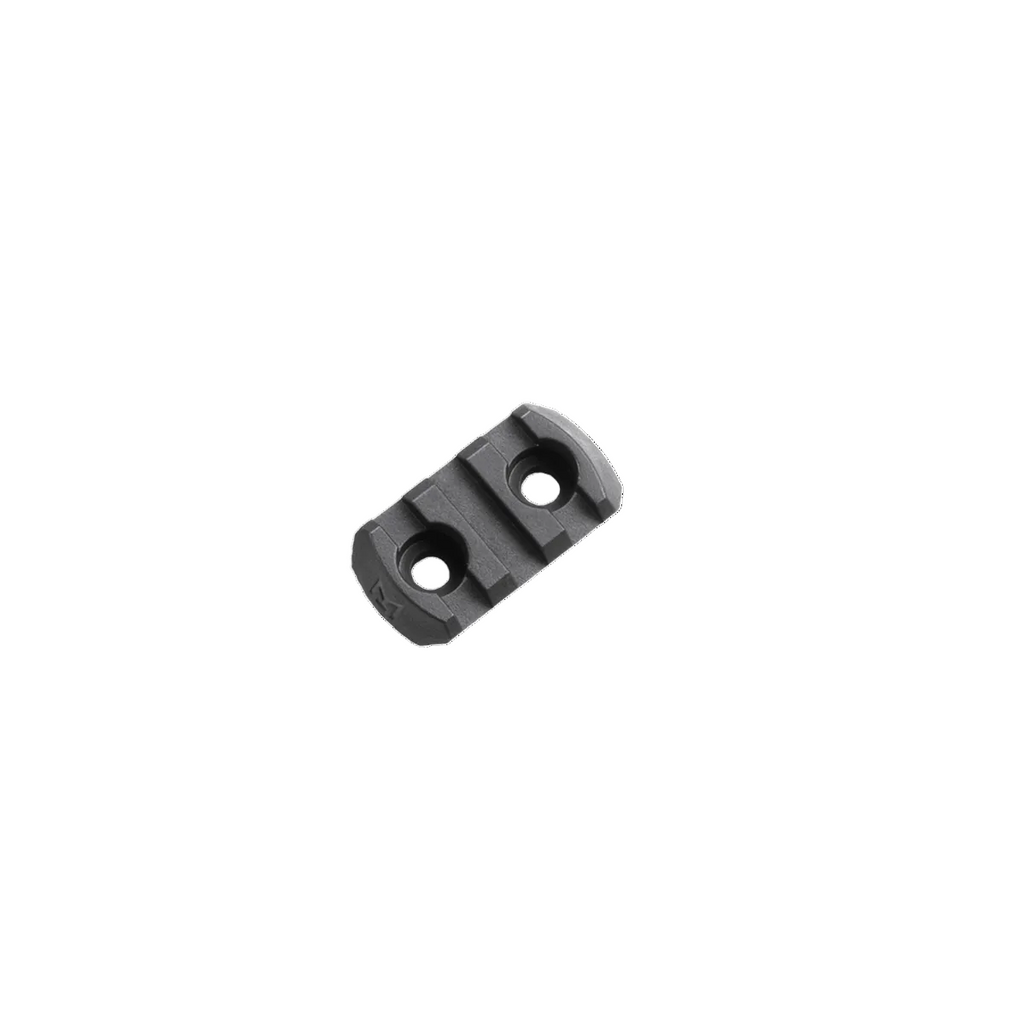 Black metal bracket on a white background