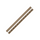 Two brown strips with multiple holes on a white background