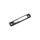 Black metal bracket on a white background