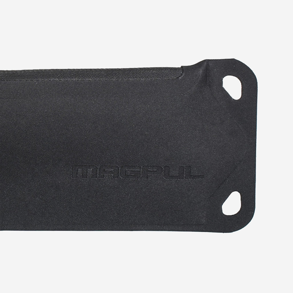 Black tactical plate carrier panel with 'Magpul' branding on a white background
