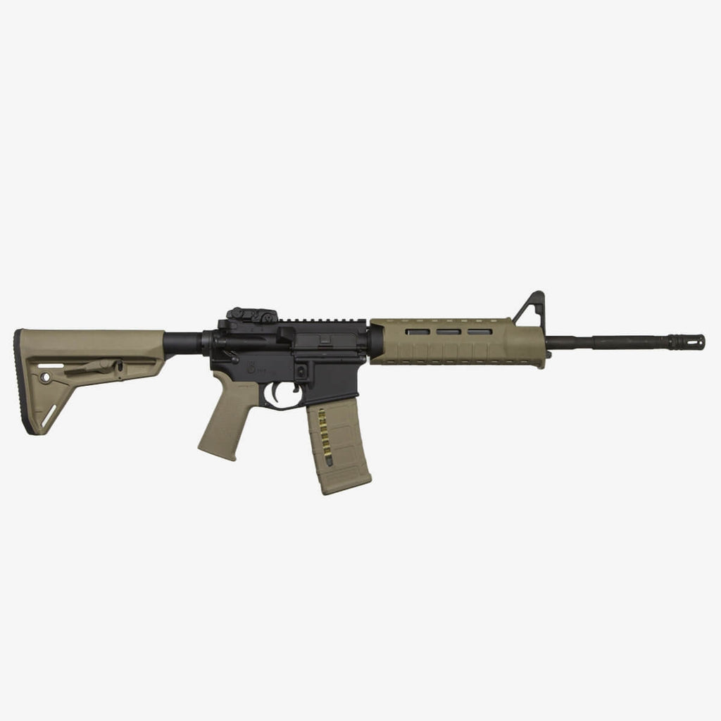 Rifle on a white background