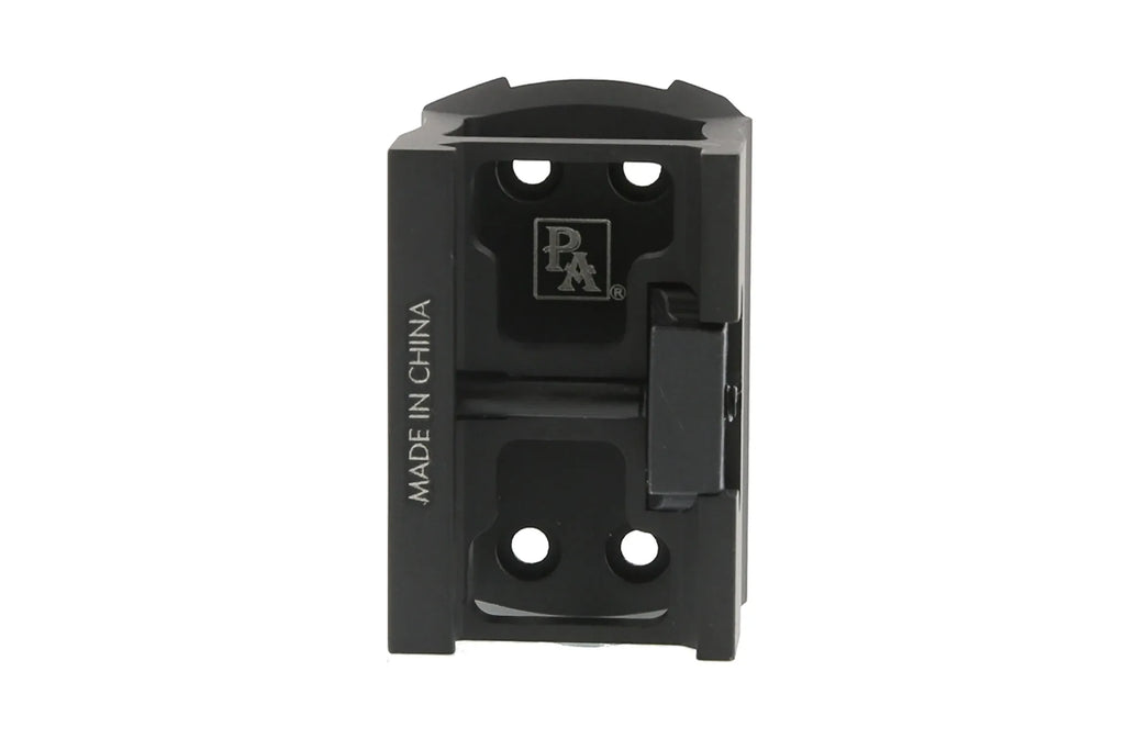 Black metal bracket with 'Made in China' text on a white background
