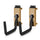 SAVIOR EQUIPMENT - Wall Rack System - Adjustable J-Hook, Large (2-Pack) (WRS-ACC-JLG-2P)