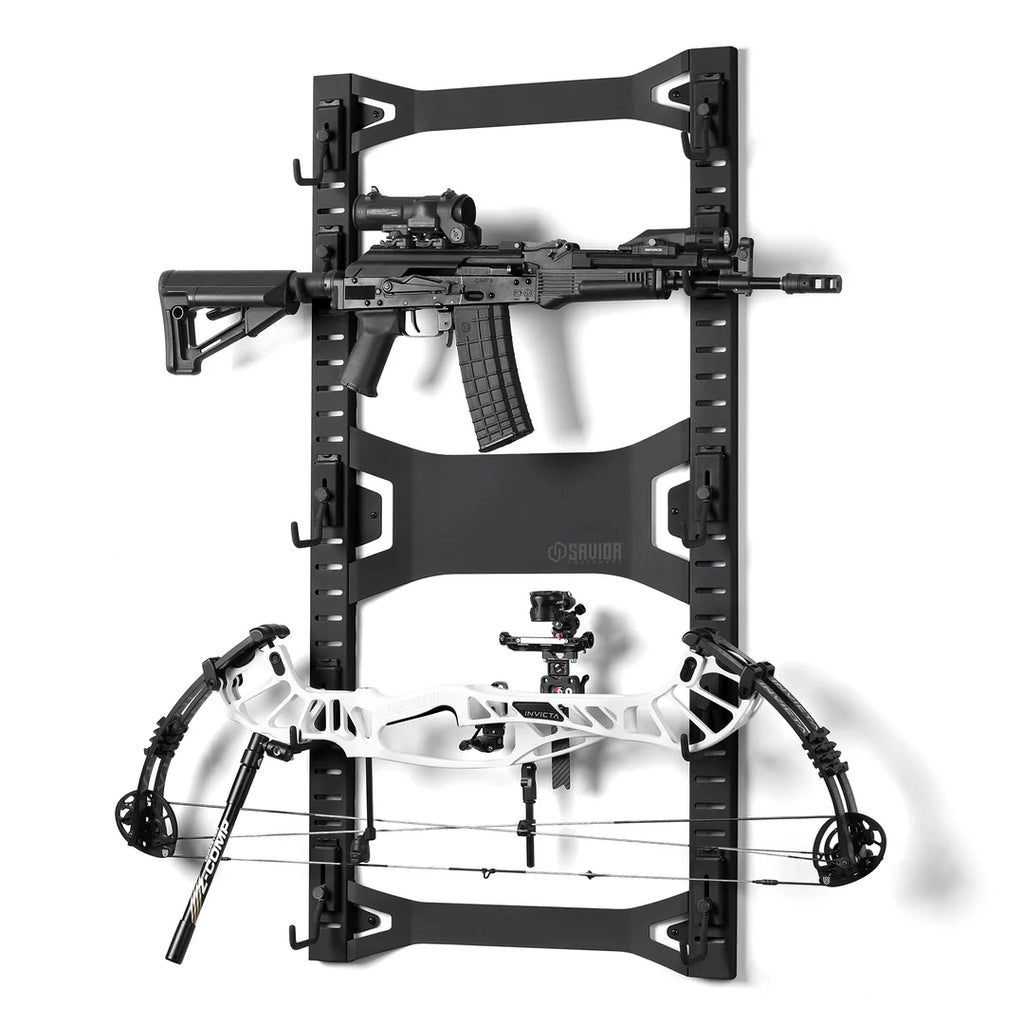 SAVIOR EQUIPMENT - Horizontal Wall Rack w/ 10 Hooks (RK-ARC5FG-WM)