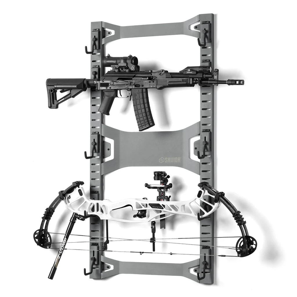SAVIOR EQUIPMENT - Horizontal Wall Rack w/ 10 Hooks (RK-ARC5FG-WM)