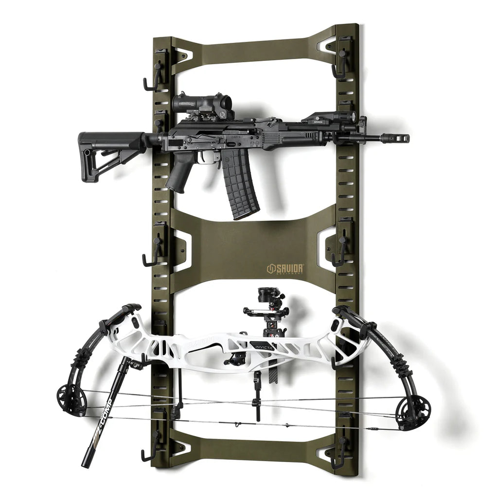 SAVIOR EQUIPMENT - Horizontal Wall Rack w/ 10 Hooks (RK-ARC5FG-WM)
