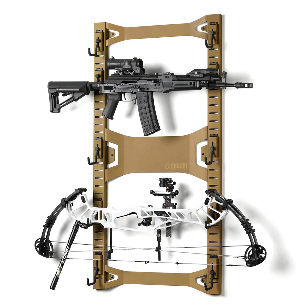 SAVIOR EQUIPMENT - Horizontal Wall Rack w/ 10 Hooks (RK-ARC5FG-WM)